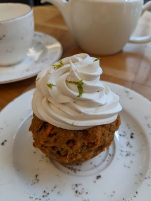 Carrot cake at Seed in Luxembourg City