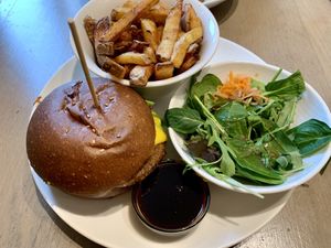 Cheese burger  at Seed in Luxembourg City