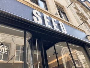 A must visit for vegans ! Watch this sign   at Seed in Luxembourg City