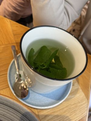 Fresh mint tea #Veganuary at Seed in Luxembourg City