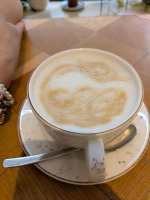 Flat white at Seed in Luxembourg City