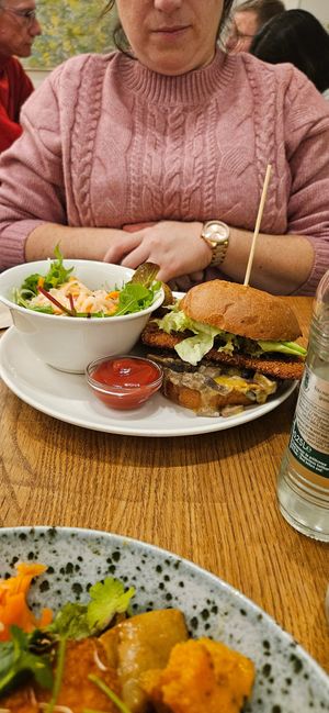 Schnizel Barbecue Burger at Seed in Luxembourg City