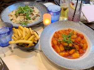 Risotto and gnocchi   at Lucia in York