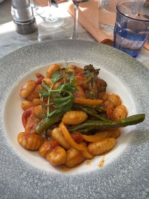 Vegan gnocchi   at Lucia in York
