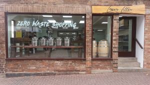 Outside the shop at Lesser Litter in Taunton