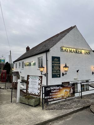 Traditional English pub in Wadeford  at The Haymaker Inn in Chard