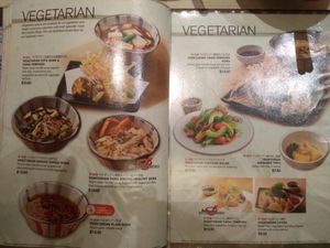 Veg menu 09th Aug 25 at Shimbashi Soba in Central Singapore
