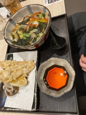 Vegetarian set at Shimbashi Soba in Central Singapore