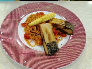 Spegetti at Reineckea Cafe 吉祥草 in Hong Kong Island