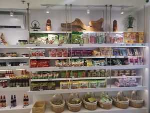 Dried foodstuff at Reineckea Cafe 吉祥草 in Hong Kong Island