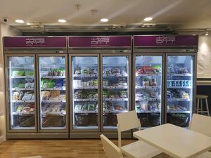 Frozen foodstuff at Reineckea Cafe 吉祥草 in Hong Kong Island