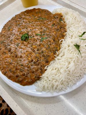 Black lentil dish   at Veggie House in Weiterstadt