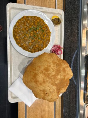 Chana bhatura  at Veggie House in Weiterstadt