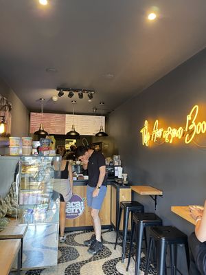 interior  at Acai Berry - Shoreditch in East London