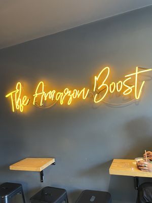 the amazon boost  at Acai Berry - Shoreditch in East London