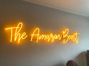 slogan at Acai Berry - Shoreditch in East London