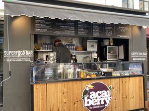 Outside the store at Acai Berry - Soho in London