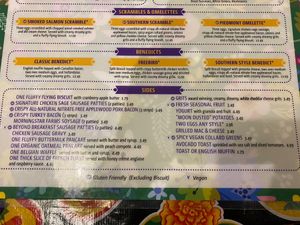 Some vegan sides  at Flying Biscuit Cafe in Greenville