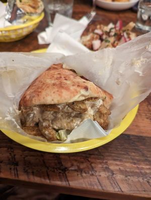 Vegan shawarma pita 8/10 at Silvana in New York City