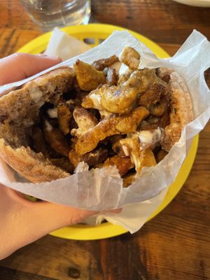 Vegan shawarma sandwich (soy based)  at Silvana in New York City
