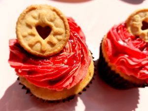Jamie dodger cupcakes at Seaside Patisserie in Margate