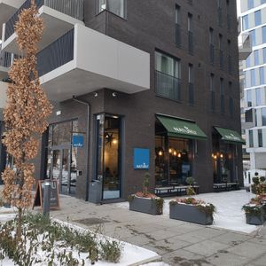 Outside at Naturli' in Oslo