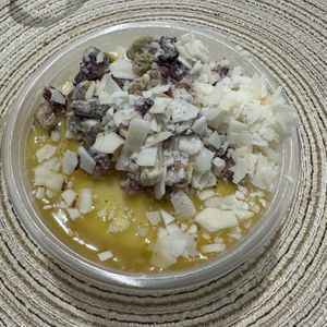 Passion fruit malabi  at MaBaLi in Ramat Gan