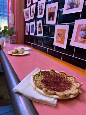 Interior  at Haralds Vaffel in Oslo