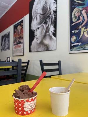   at PussyCat Gelato in Bisbee