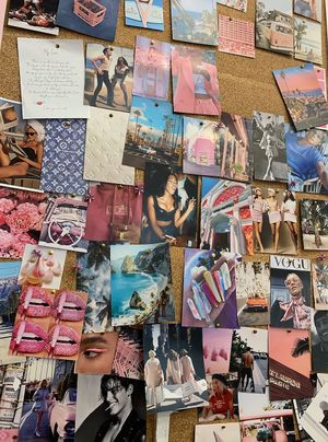 decor at Chloé Cafe in Prague