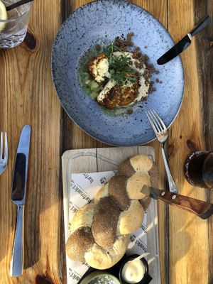 Bloemkool en brood vooraf  at Turfmarkt in Alkmaar