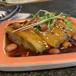 Vegetarian Chicken with Chili Sauce 口水素雞 at Green Entrance 入素 in New Territories