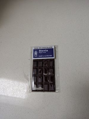 Stevia sugar free dark chocolate at Casa de Chocolates in Berkeley