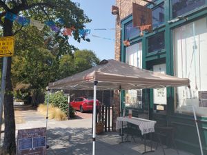 Outside at Casa de Chocolates in Berkeley