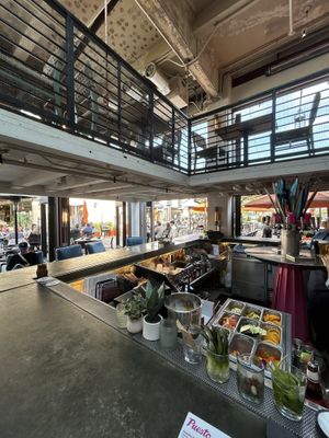 The view from the bar! Bartenders were polite enough to duck out of my photo  at Puesto At The Headquarters in San Diego