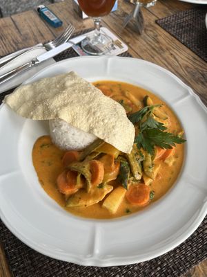 The curry  at Marcels Marcili in Bern