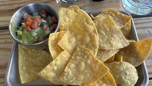 Chips and guacamole   at Switchback in Durango