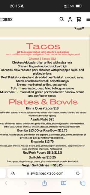   at Switchback in Durango