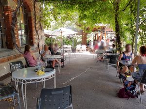 Café section at Dampfzentrale in Bern