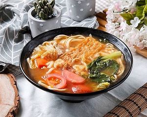 豆包拉麵 at HuānXǐ Sù 歡喜素蔬食坊 全素 - Joy Vegan in Toufen