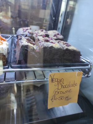 Vegan cake at Lighthouse Cafe in Galway
