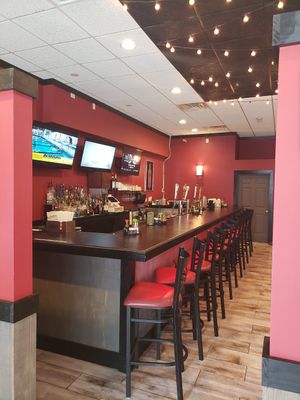 Bar area at Chaiyo Sushi & Thai in Dover