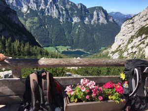 View from the Hütte at Blaueishütte in Ramsau Bei Berchtesgaden