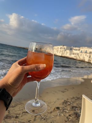   at Fotis All Day Bar in Naoussa