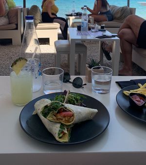   at Fotis All Day Bar in Naoussa