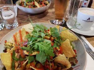Vegan Mexican salade at Het Wapen van Egmond in Egmond Aan Zee