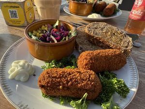 Nomet Seaweed croquettes   at Surfing Elephant in Wenduine