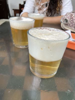 Lulo juice  at Delicias Naturales in Popayan