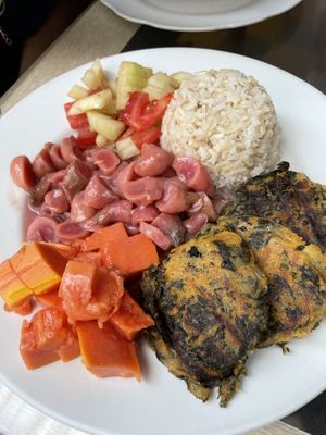 Menu of the day   at Delicias Naturales in Popayan