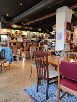 Interior of Cafe Mellemfolk at Café Mellemfolk in Aarhus